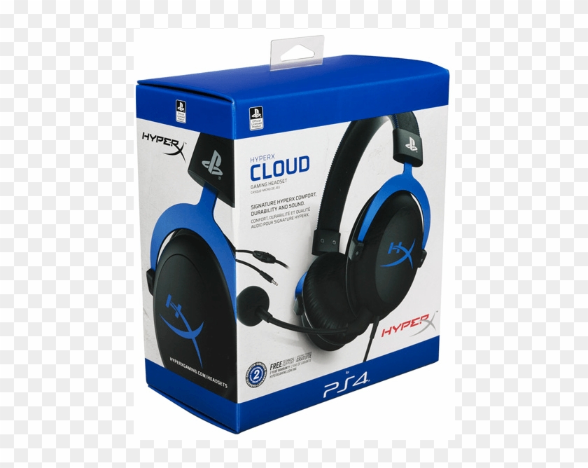 Hyperx Cloud Ps4 - Hyper X Cloud Blue Clipart #4867673