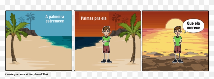 Palmeira - Cartoon Clipart #4867776