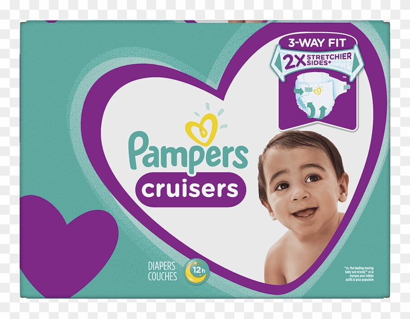 Better Than Coupons - Pampers Cruisers Box Barcode Clipart #4867902