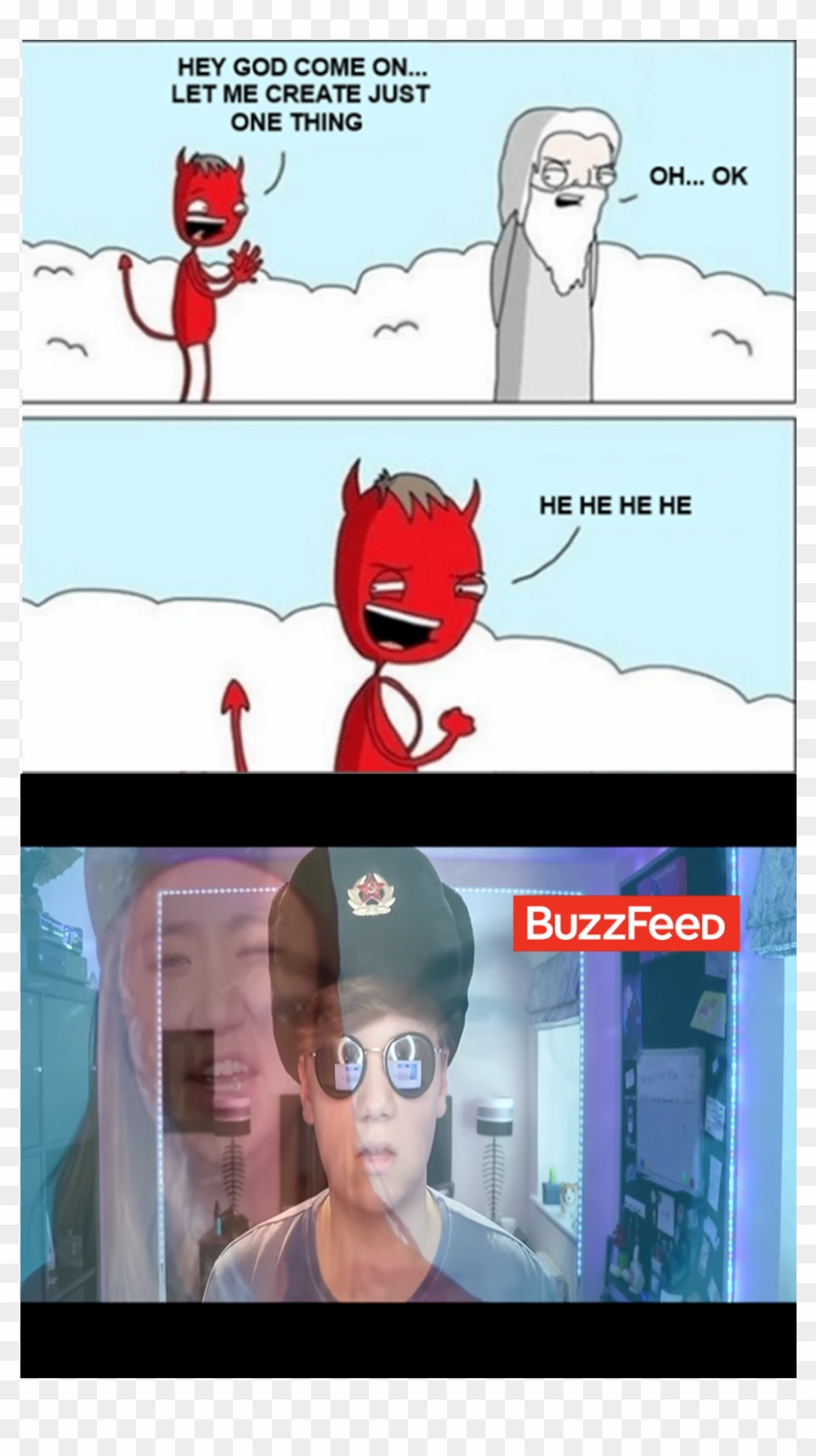 Buzzfeed Exposedfan - Let Me Create One Thing Meme Template Clipart #4868112