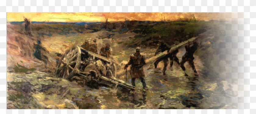 Canadian Gunners In The Mud Passchendaele Clipart #4869464