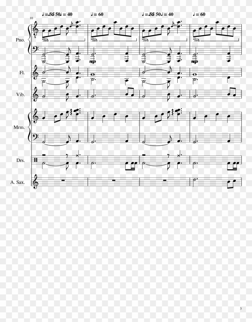 Ganymede Sheet Music Composed By Cheyenne Stumpf 3 - 학생 공적 조서 예시문 Clipart #4869552