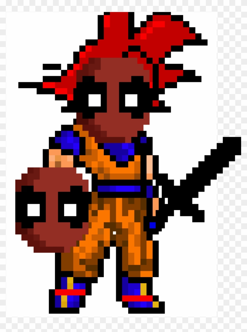 Lili Daeku - Ultra Instinct Goku 8 Bit Clipart