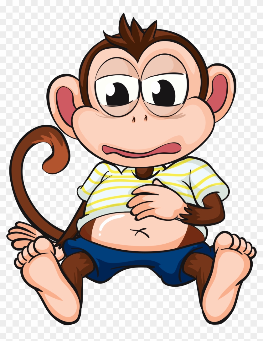 Monkey Business, Monkeys, Clip Art, Rompers, Illustrations, - Sick Monkeys - Png Download