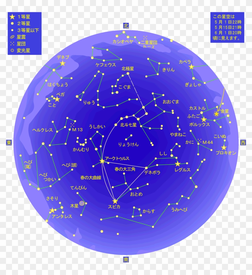 2019 4 月 星空 Clipart