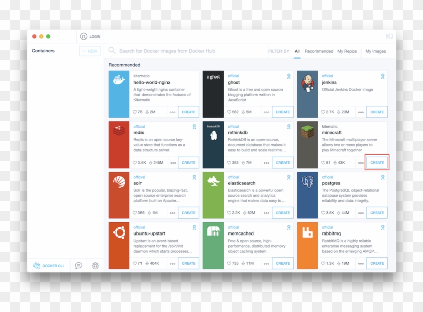 Kitematic Docker Clipart