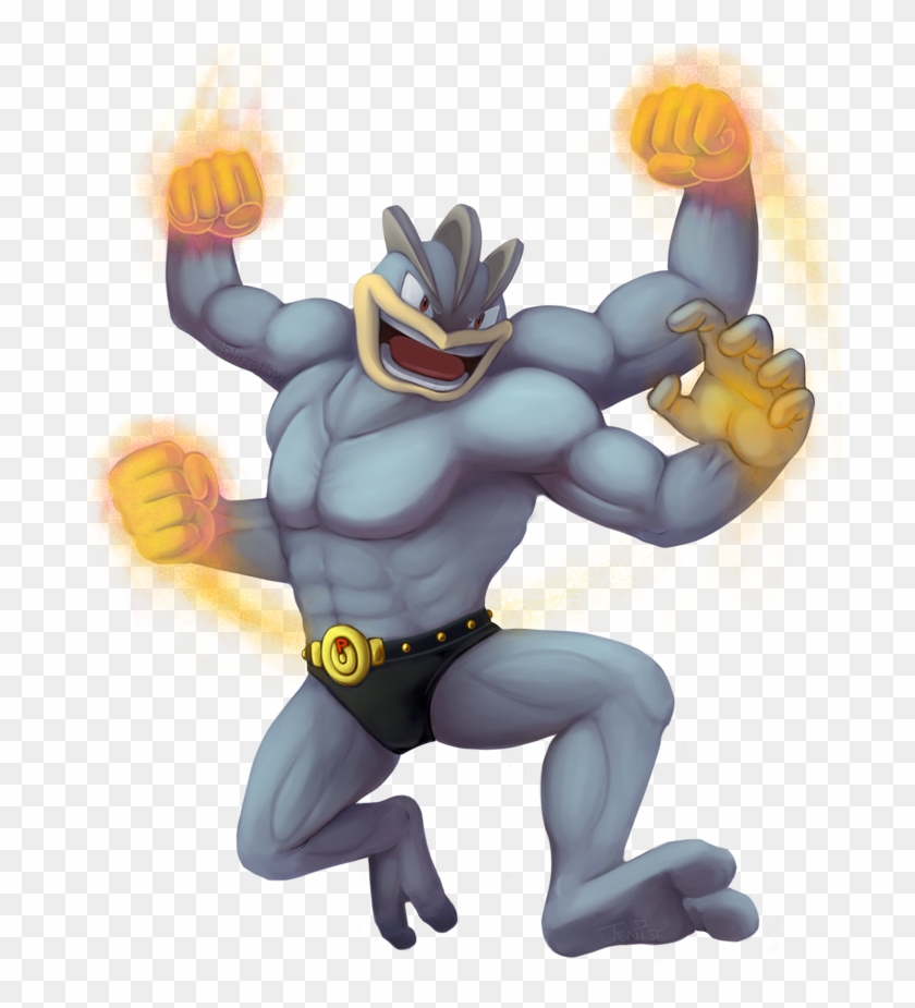 Machamp Png Transparent Background - Cartoon Clipart
