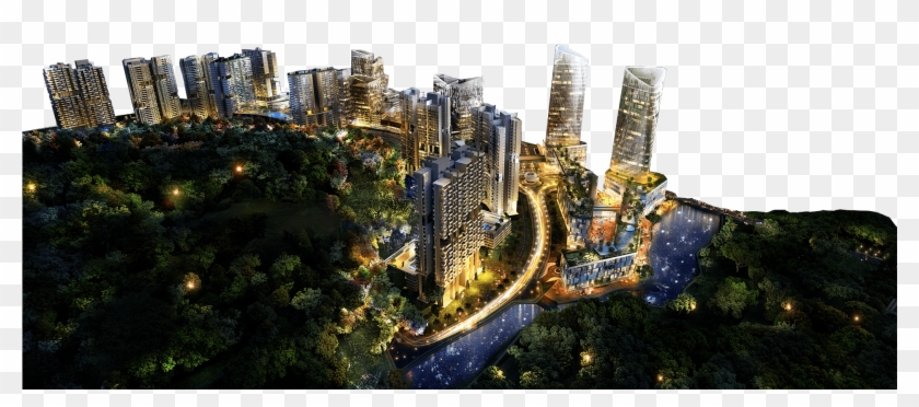 Pantai Sentral Park - Aerial Photography Clipart