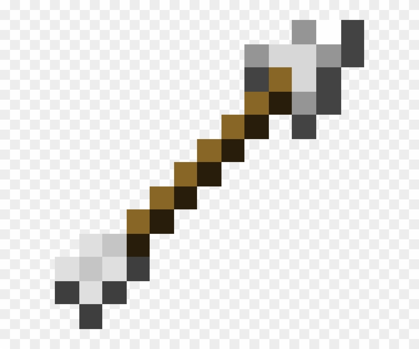 Dit Is Een Boog Je Ziet Ook Hoe Je Die Craft - Minecraft Arrow .png Clipart