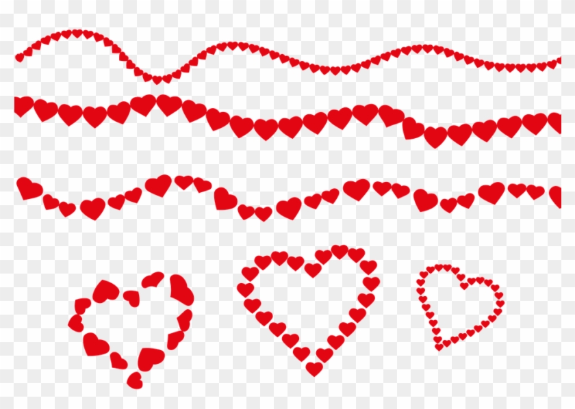 Heart Love Luck Valentine's Day Background Image - Love Clipart