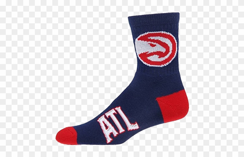 Fbf Nba Atlanta Hawks Quarter Socks - Sock Clipart