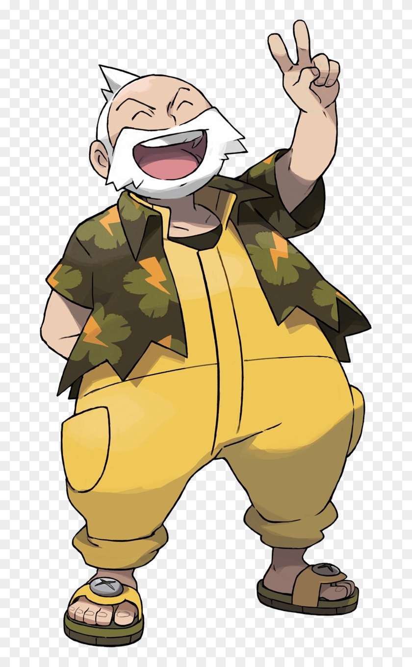 Pokemon Alpha And Omega Old Gym Leader Clipart
