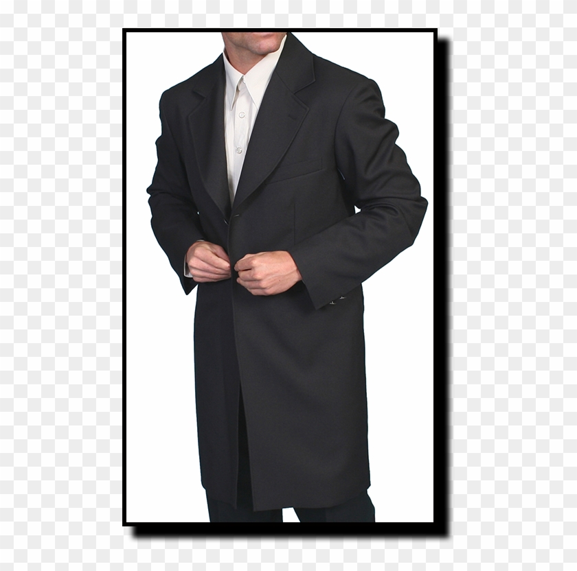 Scully Old West Frock Coat - Black Frock Coat Clipart