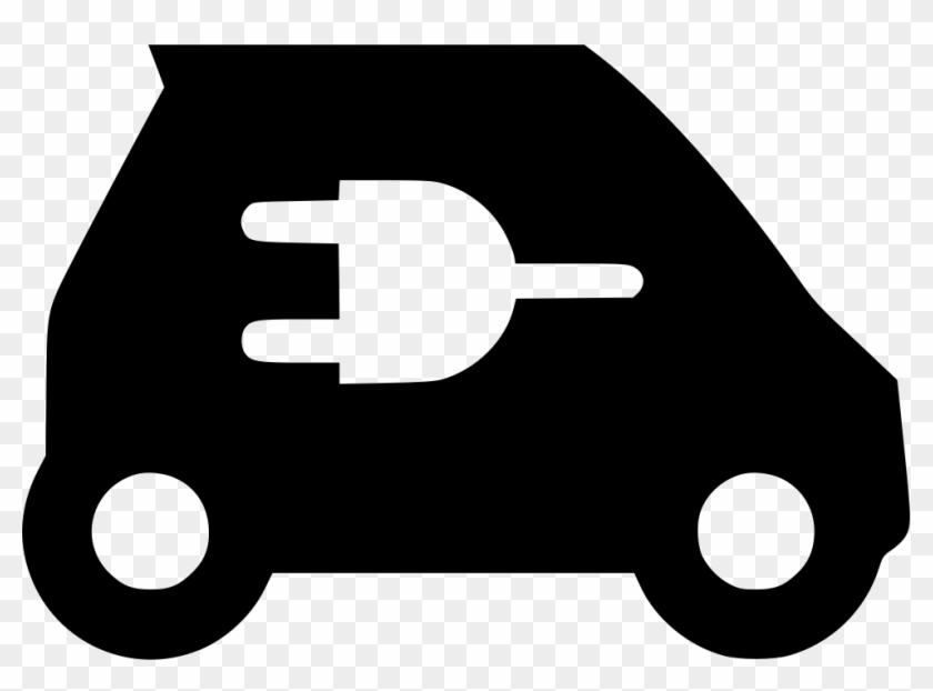 Smart Car With Electric Plug Comments Clipart