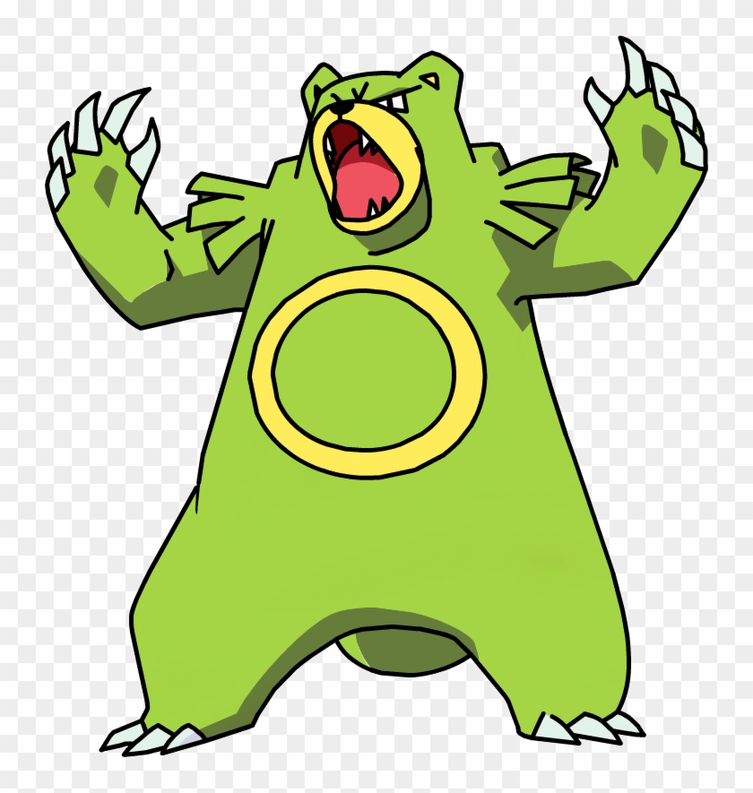 Ass , - Pokemon Ursaring Clipart #4872394