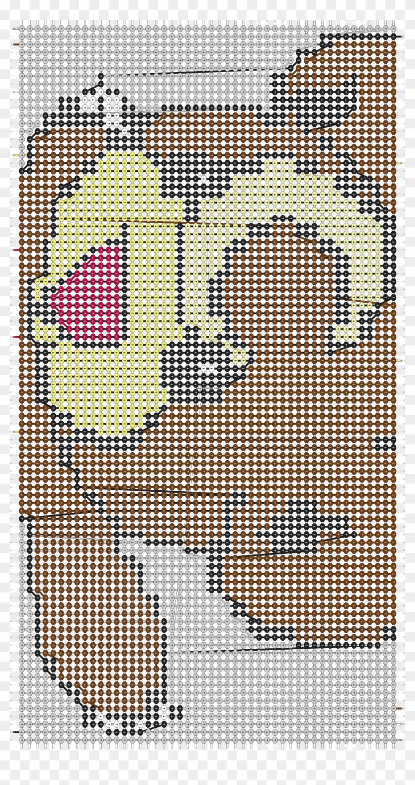 Alpha Pattern - Cross-stitch Clipart #4872516