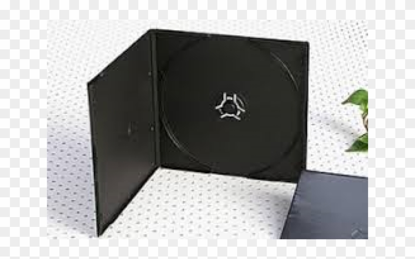 Single Half Size Dvd Case Black 10mm Spine - Pp Dvd Case Clipart