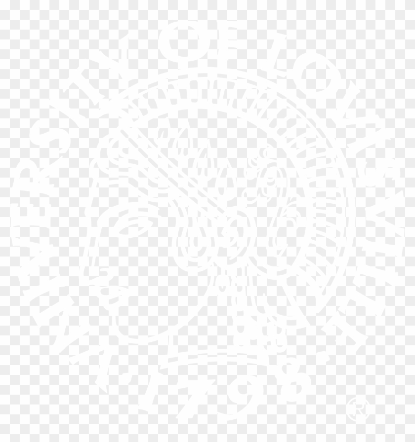 University Of Louisville Logo Black And White , Png - University Of Louisville Masters Graduation Clipart