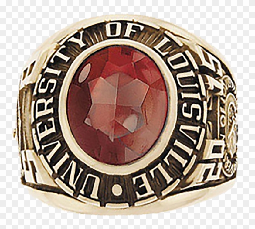 University Of Louisville Men's Medium Traditional Ring Clipart