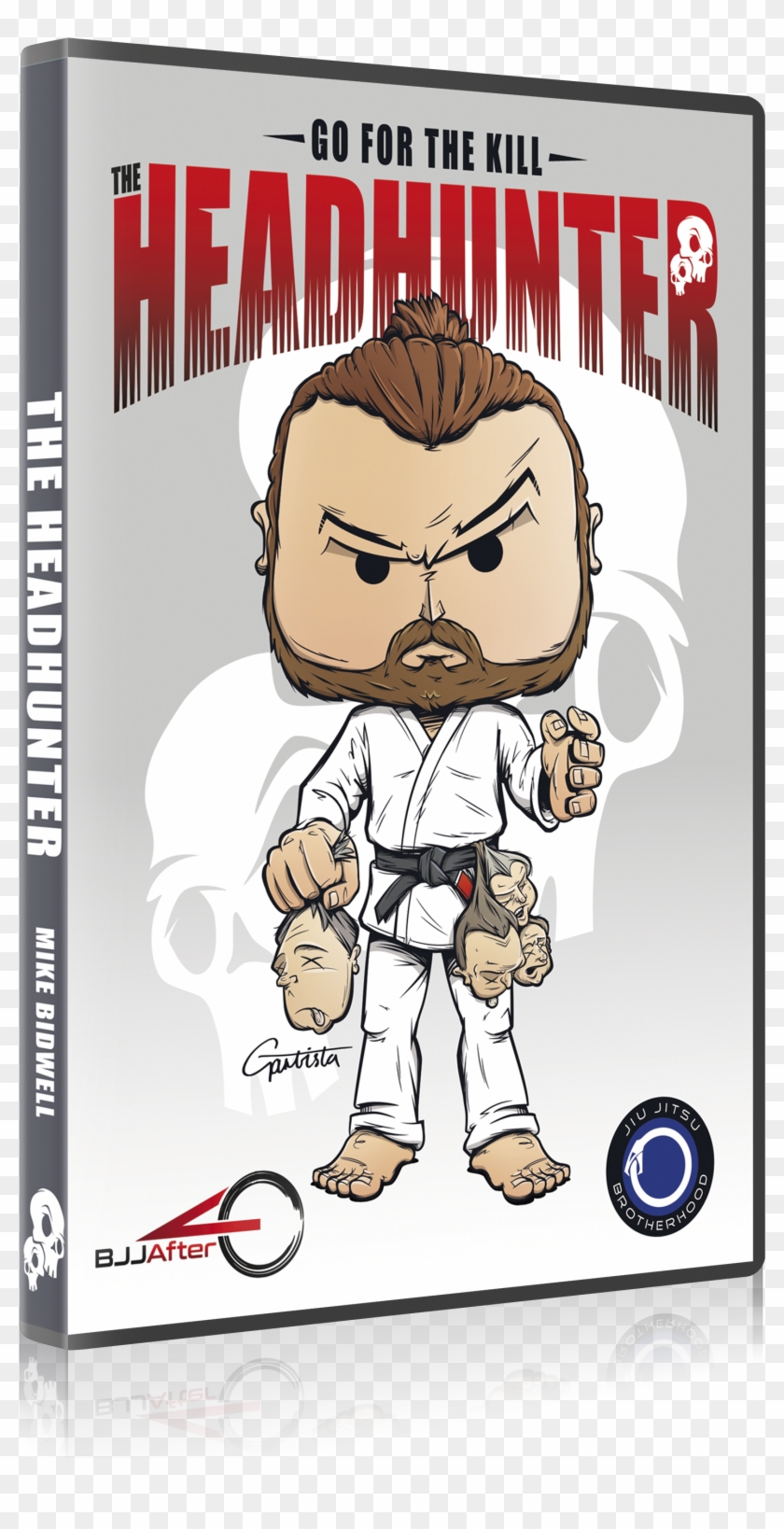 Headhunter Dvd Case 1 Jiu-jitsu & Kickboxing Classes - Headhunter By Mike Bidwell Clipart