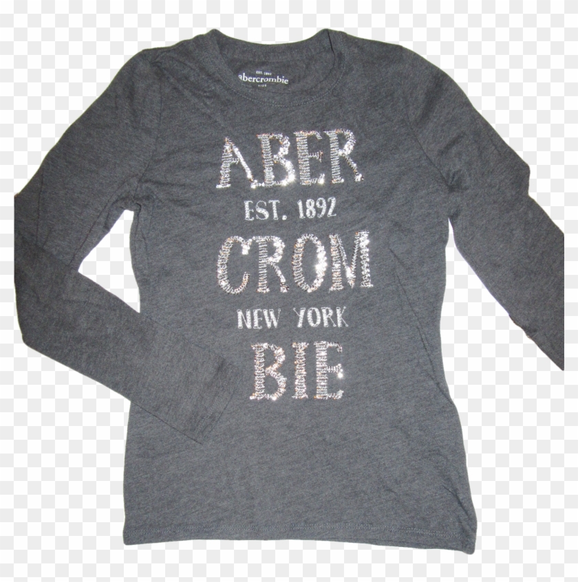 Girls 11/12 Abercrombie - Long-sleeved T-shirt Clipart #4873658