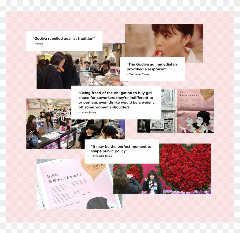 Godiva Casestudy - Collage Clipart