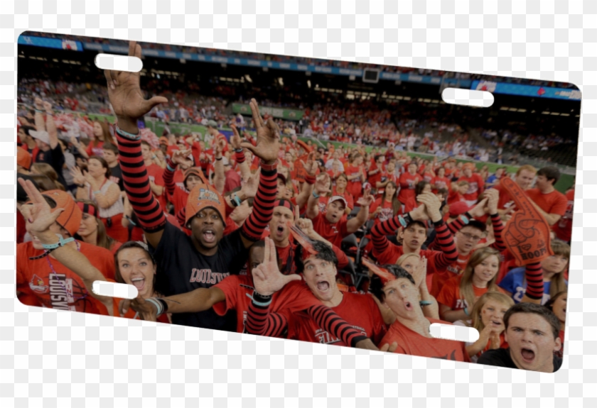University Of Louisville Cardinals Custom Metal Photo - Crowd Clipart