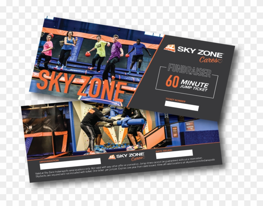 Jump Session During Open Hours At Sky Zone Fishers - Flyer Clipart #4874439