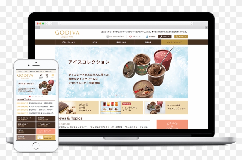 Godiva Brand Site - Iphone Clipart