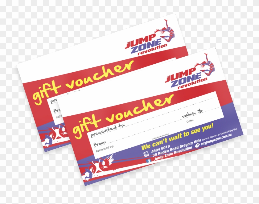 Jump Zone Gift Vouchers - Bosstyle Dance Academy Clipart