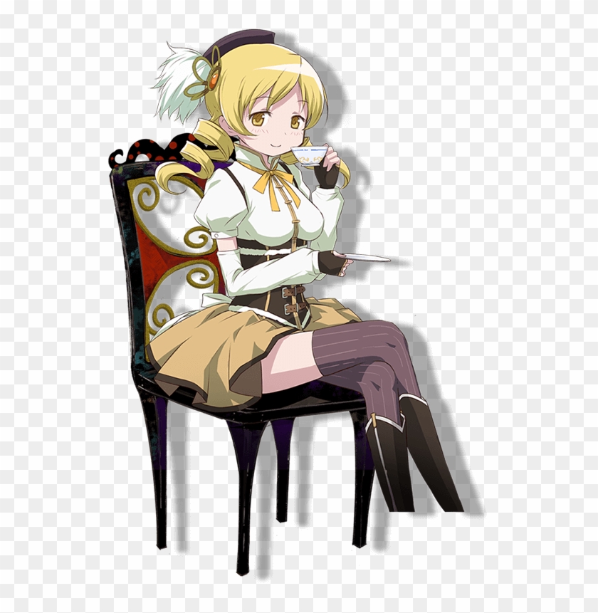New Official Transparent Artwork Of Tomoe Mami From - Cartoon Clipart