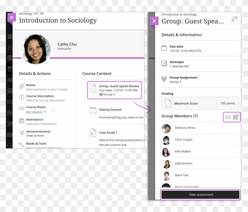 Your Group Name Will Be Listed After The Group Assignment Clipart