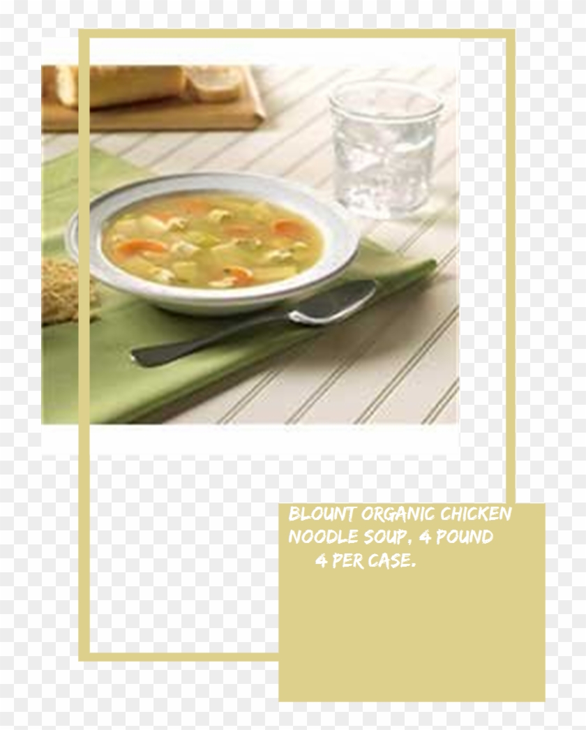 Blount Organic Chicken Noodle Soup, 4 Pound 4 Per Case - Hot And Sour Soup Clipart #4876040