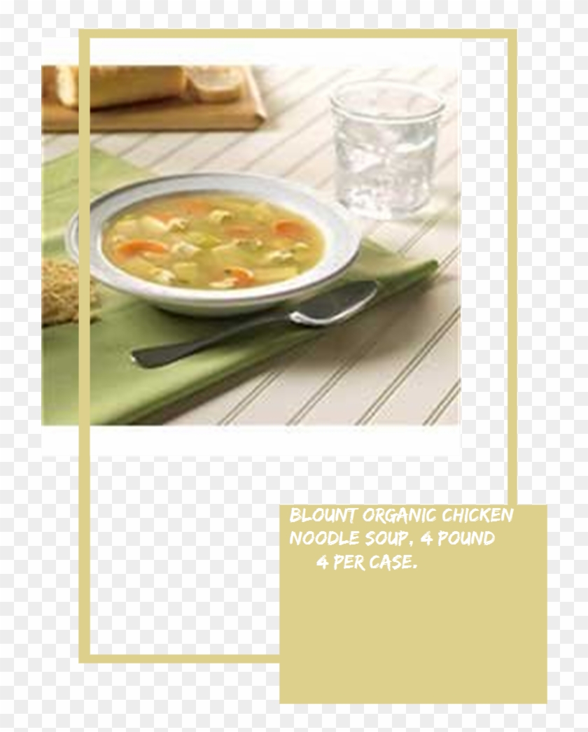 Blount Organic Chicken Noodle Soup, 4 Pound 4 Per Case - Hot And Sour Soup Clipart