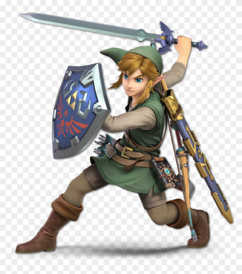2mib, 1478x1604, Link - Smash Ultimate Link Render Clipart