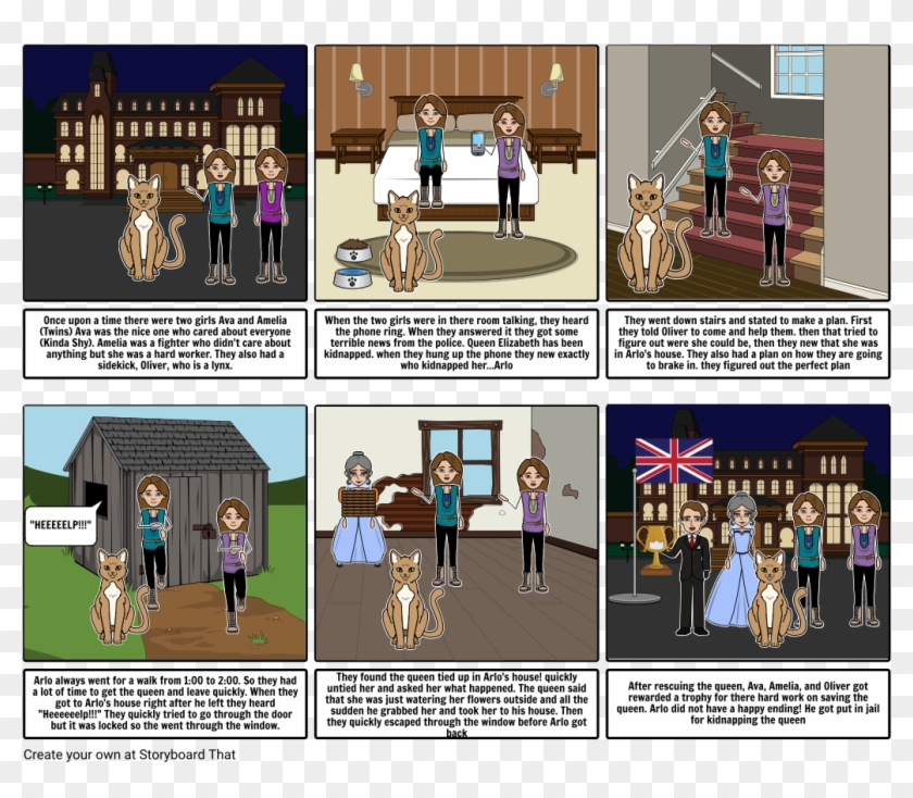 Amelia And Ava - Cartoon Clipart #4876380