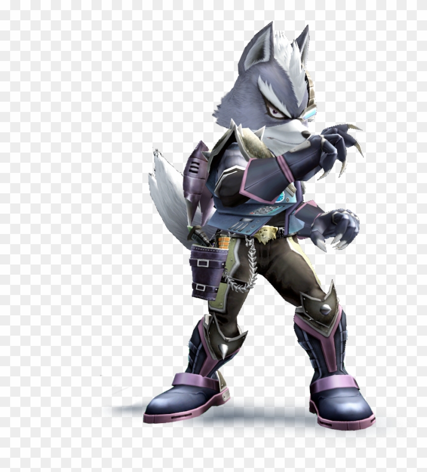 Starfox Clone Returning From Brawl Future Smash - Wolf Star Fox Png Clipart #4876419