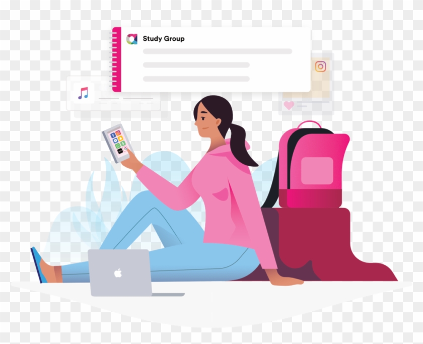 Students - Sitting Clipart #4876581