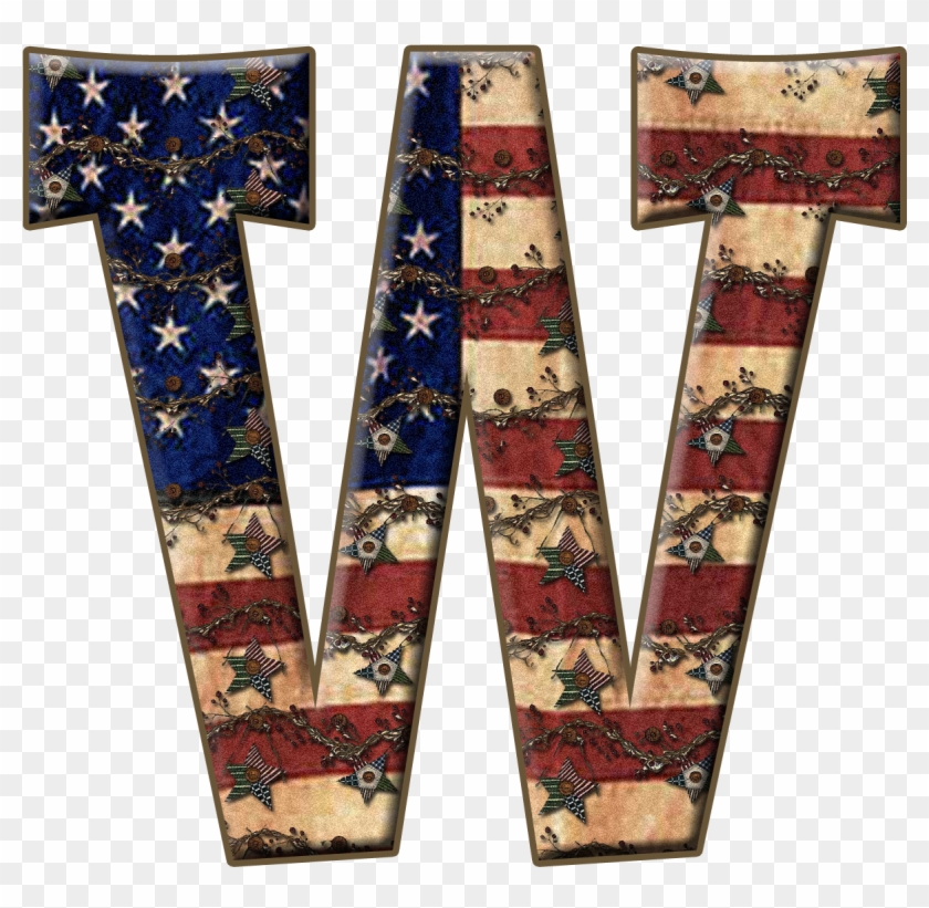 Alfabeto Bandeira Estados Unidos Png , Png Download - Alphabet Clipart #4876616