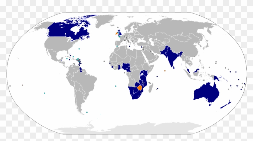 Quantos Países Estão Sob A Bandeira Inglesa - Ireland Commonwealth Of Nations Clipart #4876884