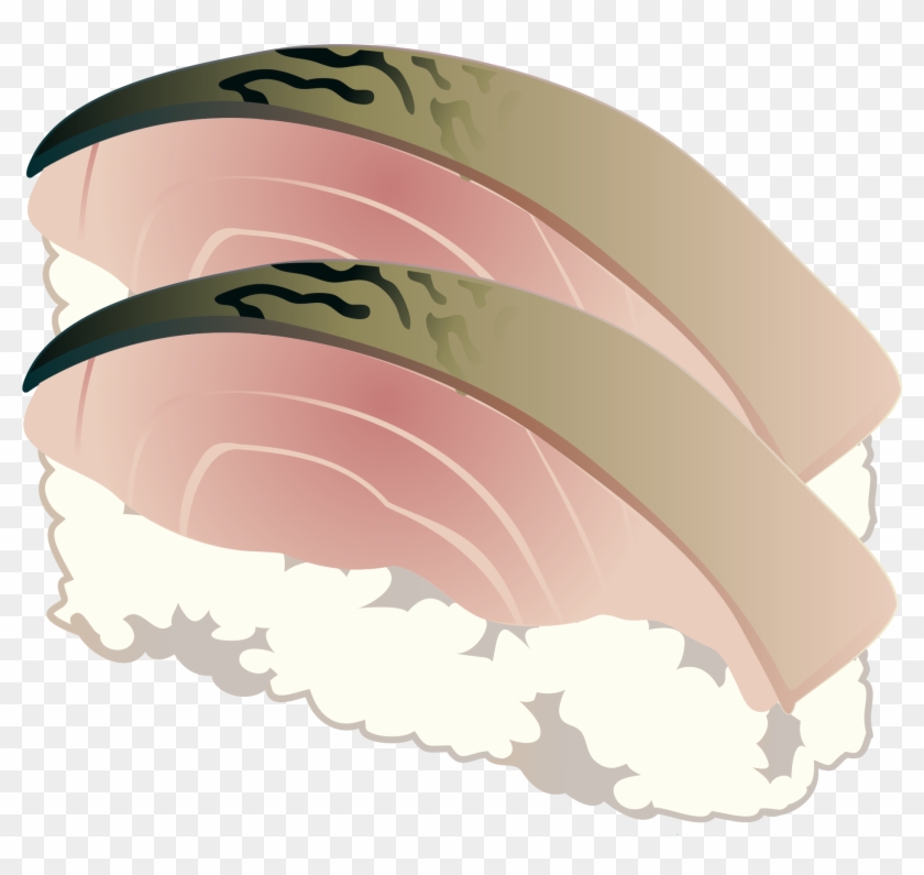 This Free Icons Png Design Of Mackerel Sushi - Sushi Clipart