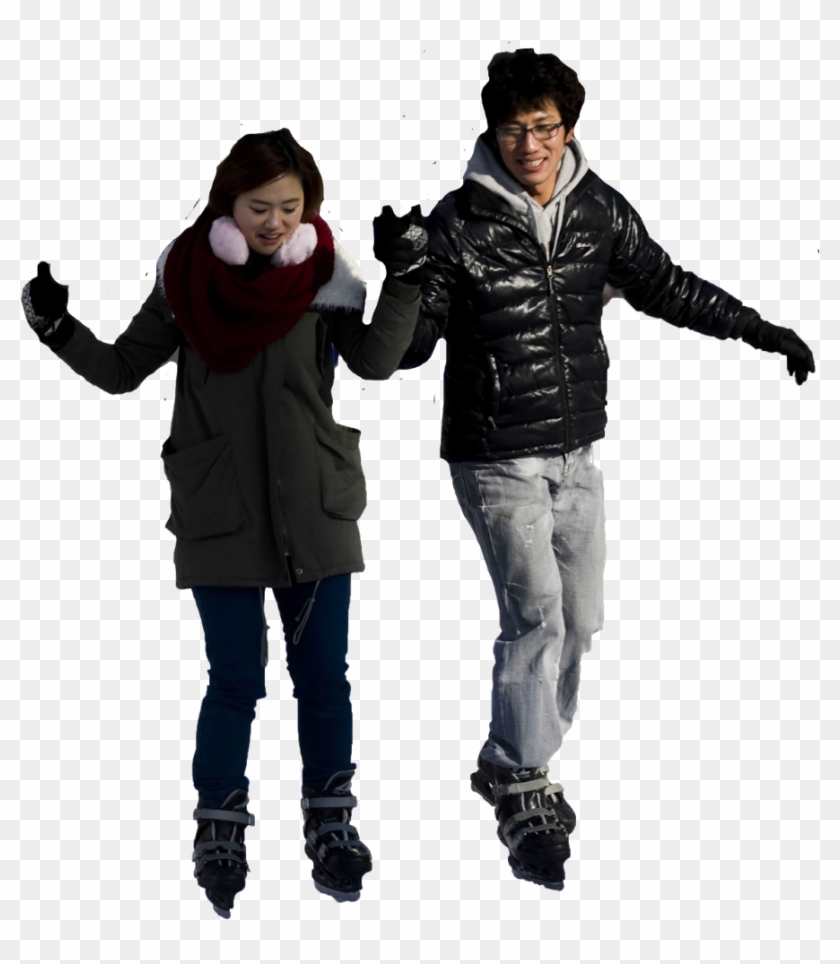 Amateur Guy - Ice Skating People Skating Png Clipart #4877138