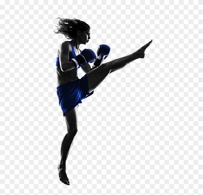 Our Classes Are Perfect To Gain Fitness And Lose Weight - Muay Thai Mulher Clipart #4877425