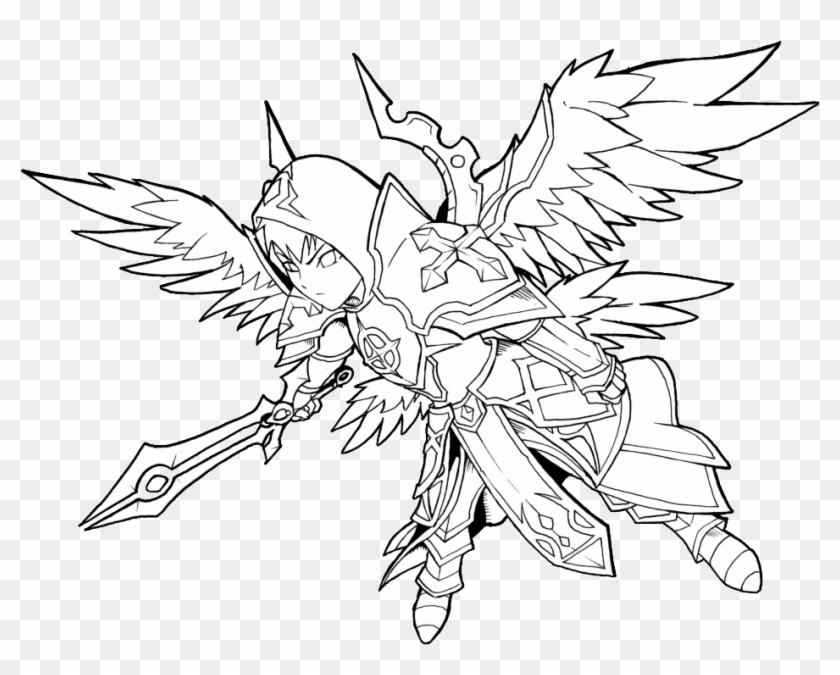 An Error Occurred - Summoners War Artamiel Drawing Clipart
