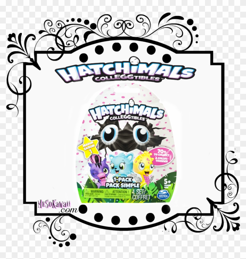 Hatchimals Colleggtibles Blind Bag - Puni Maru Melon Bun Squishy Clipart