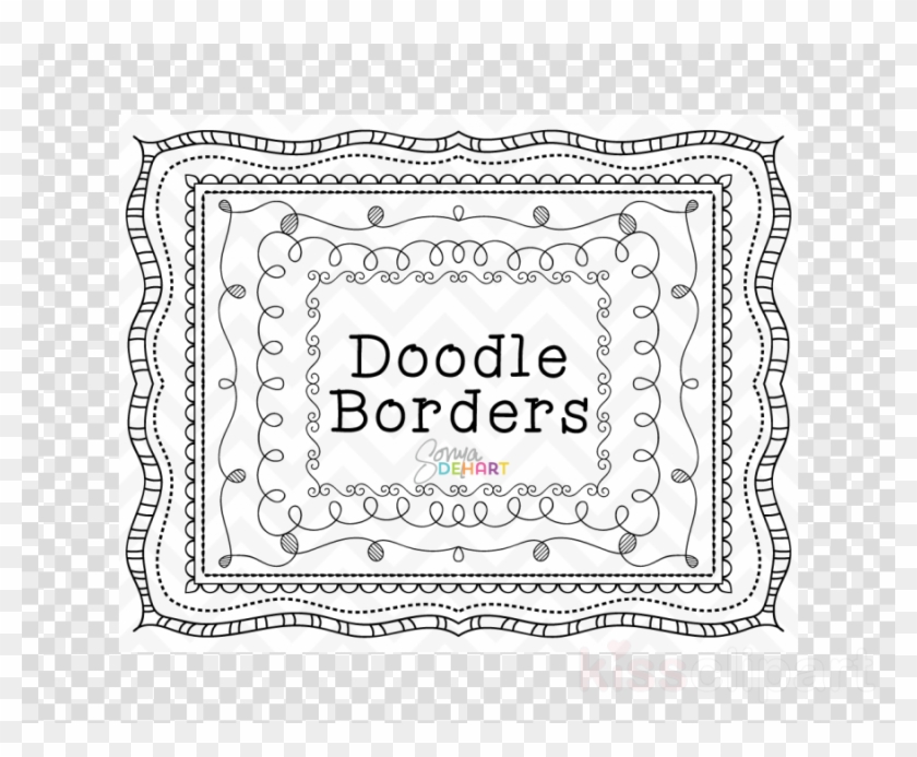 Borders Doodle Free Clipart Borders And Frames Clip - Motif - Png Download #4878365