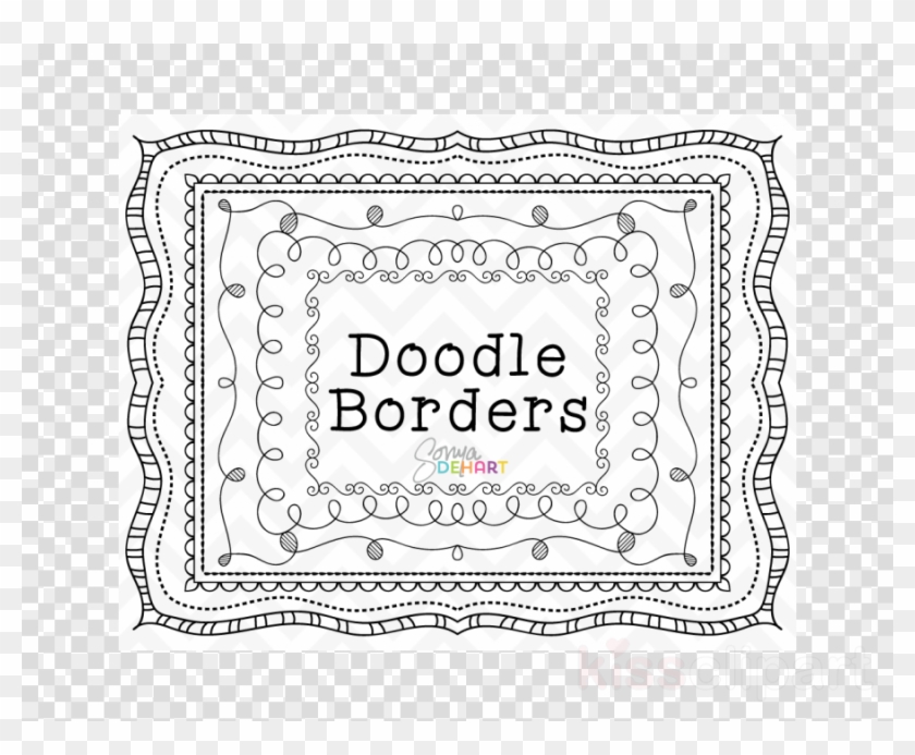Borders Doodle Free Clipart Borders And Frames Clip - Motif - Png Download