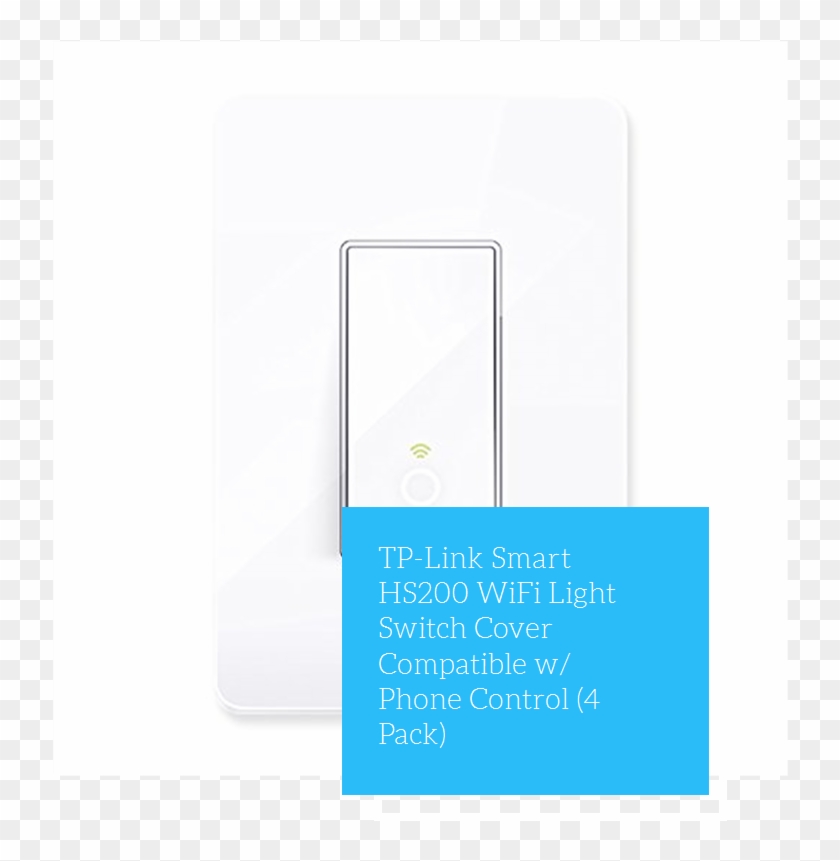 Tp-link Smart Hs200 Wifi Light Switch Cover Compatible - Sketch Pad Clipart #4878635