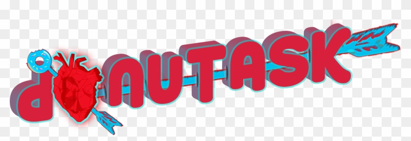 Logo Semana De La Amistad Y El Amor De Donutask - Graphic Design Clipart