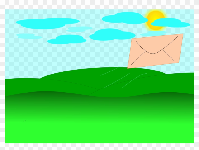 Sky Clipart Leaf Cartoon - Background Power Point Email - Png Download